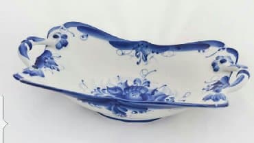 gurcu xəngəli bukən: Гжель Сухарница. длина 30 см,ширина 18 см .для печений, конфет — 3