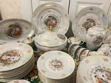 Nahar dəsti, rəng - Ağ, Farfor, Almaniya