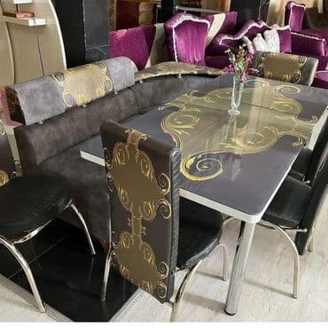 телефон флай 510: *Hazır elde olan* ✔️Türk istehsalı🇹🇷 ✔️Kuxna üçün stol stul dəsti ✔️ — 20