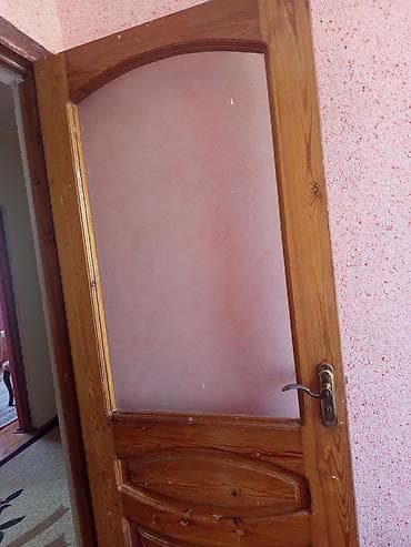 Taxta məişət qapıları – dəst - Material: təbii ağac (şponlanmamış) — 5