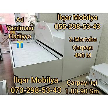 ucuz kravat: Oğlan və qız üçün, Yeni, Çarpayı, Matrassız, Siyirməsiz, Laminat — 2