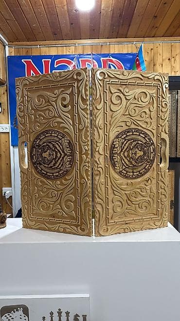 Спортивные игры: Əl işı ilə hazırlanmış taxta nərd taxtaları - Material: keyfiyyətli — 2