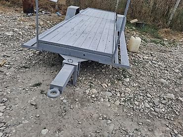 Qoşqular: Tək oxlu qoşqu yeni yığılıb - Güclü metal karkas və tam metal — 2