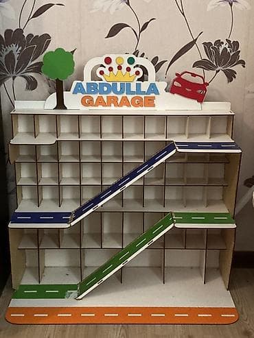 Oyuncaqlar: Uşaq üçün çoxmərtəbəli taxta “Abdulla Garage” oyun-qarajı və — 2
