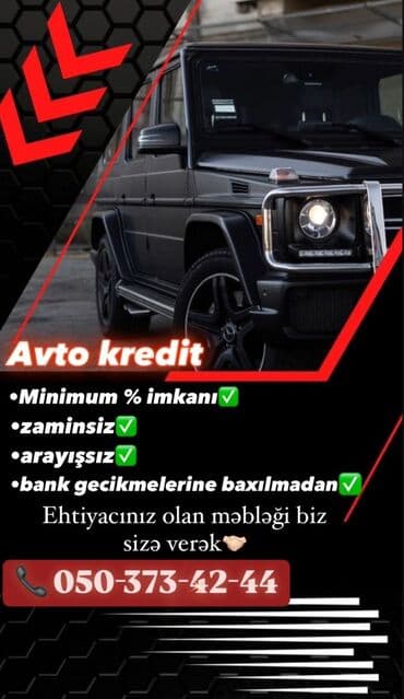 авто инструменты: Avto kredit & Avto lizinq Şərtlərimiz çox rahat və çox sadə.✅ — 1