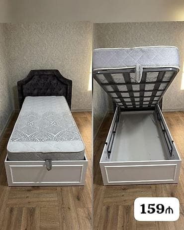 159azn madeyra firması Bazalı çarpayısı full ortopedik matrasla — 1