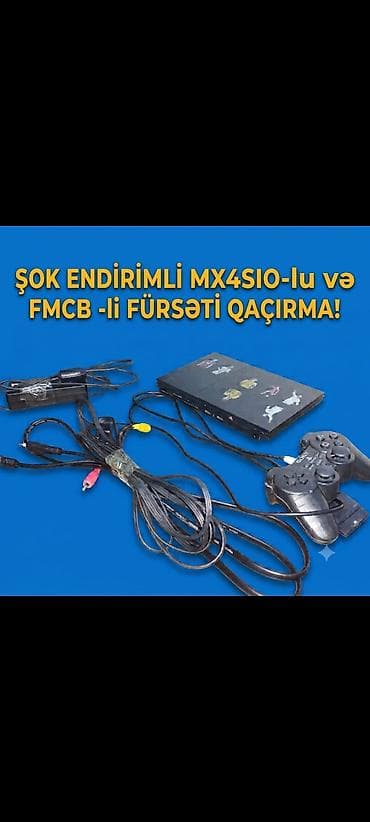 Playsation 2 scph-75004 Dəstə daxildir: FBCB(PlayStationun kodunu