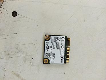 ipjone x: Intel WLAN mini PCIe Wi‑Fi adapter - İstehsalçı: Intel - Form faktor — 1