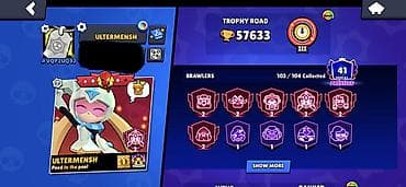 səyyar satıcı: Brawl Stars oyunu üçün köhnə hesab satışı. Əsas məlumatlar: - Hesab — 5