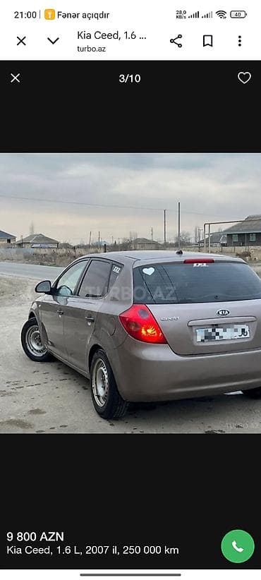 opel avtomat karobka: Kia Ceed: 1.6 l | 2007 il Hetçbek — 6