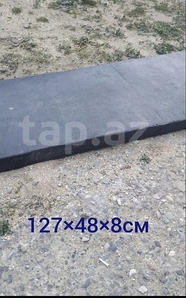 rezin xalça: Rezin plitə Ölçü: 127 × 48 × 8 sm Material: sıx rezin — 1