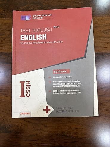 İngilis dili Testlər 9-cu sinif, DİM, 1-ci hissə, 2019 il — 1