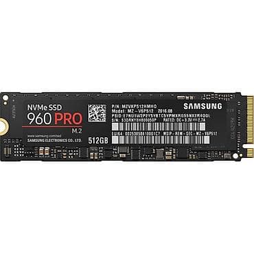 SSD diskləri: Daxili SSD disk Samsung, 512 GB, M.2, İşlənmiş — 1