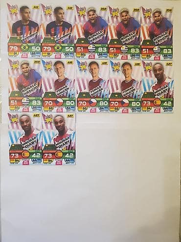 messi formaları: Futbol kolleksiya kartları dəsti 195 kart - Seriya: Blast Cards — 10