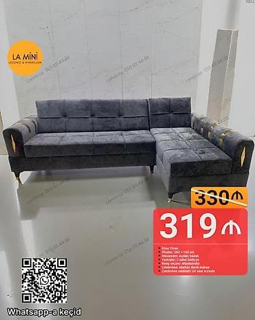 Künc divan, Açılan, Bazalı, Şəhərdaxili pulsuz çatdırılma