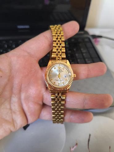 ağ qızıl probu: Qol saatı, Rolex, rəng - Qızılı — 1