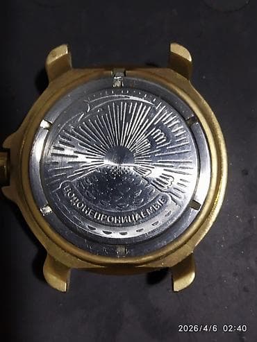 saatdar: İşlənmiş, Qol saatı, Vostok, rəng - Qızılı — 4