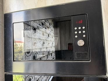 Микроволновки: Микроволновка Lanova, Встраиваемая, С микроволнами, цвет - Черный, Новый — 1