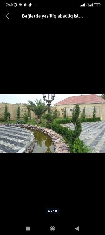 Digər tikinti xidmətləri: Qazon catrlma qurasdrma agaclarin budanmasi dermanlanmasi ummu — 10