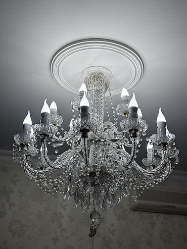 işıq generatorları: Çılçıraq, 10 və daha çox lampa, Şüşə — 1