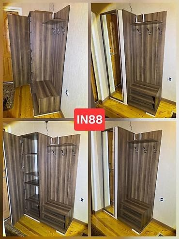 perla dolab: Dehliz dolabı satılır – 130 manat. Ölçü: eni 1,15 m, hündürlük 1,70 — 1