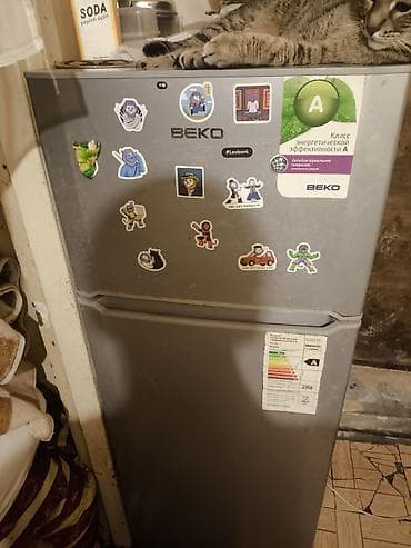 kondisaner satilir: 2 qapılı Beko Soyuducu Satılır, rəng - Boz — 3