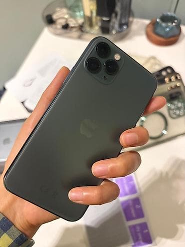 iphone 11 pro max ikinci el: IPhone 11 Pro, 256 GB, Matte Midnight Green, Face ID — 3