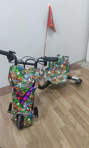 elektrik skuter satilir: Uşaq üçün elektrikli drift skuter - Model: Üçtəkərli elektrikli drift — 1