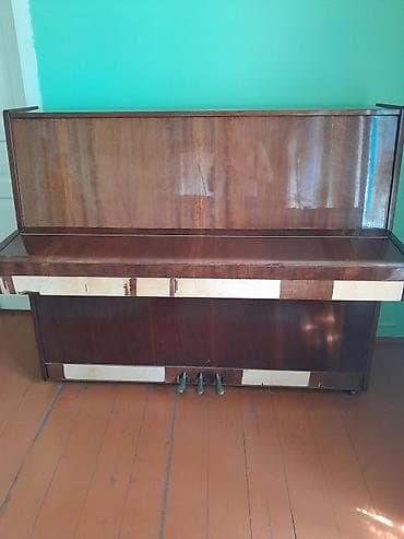 Klavişli alətlər: Upright pianino - Korpus: parlaq laklı tünd qəhvəyi ağac örtük — 1