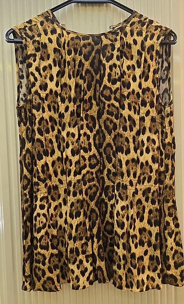 qadın şalvar: Michael Kors leopard naxışlı qadın bluzası - Brend: Michael Kors - — 1