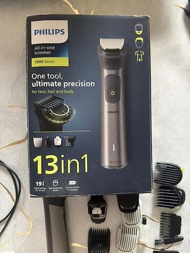 yag radiatoru: Philips All-in-One Trimmer – 7000 Series, 13‑in‑1 - Üz, saç və bədən — 2