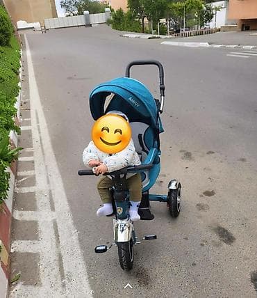 Zontikli velosiped. Əla vəziyyətdədir. Zontikidə var. Tək problemi əl — 2