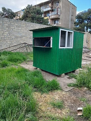 köşk satışı: Daşınan metal kiosk/butik - Korpus: profil karkas, dalğalı metal — 1