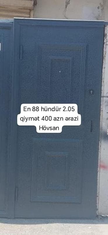 seyfi qapi: Metal giriş qapısı - Material: polad/metal, möhkəm konstruksiya - — 1