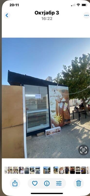 сдам контейнер на ортосайском рынке: Satılır: Daşınan ticarət köşkü (konteyner tipli kiosk) - Ön tərəfi — 2