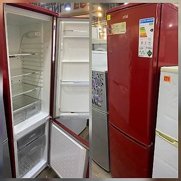 astara sim kendi: 2 qapılı Artel Soyuducu Satılır, rəng - Qırmızı — 1