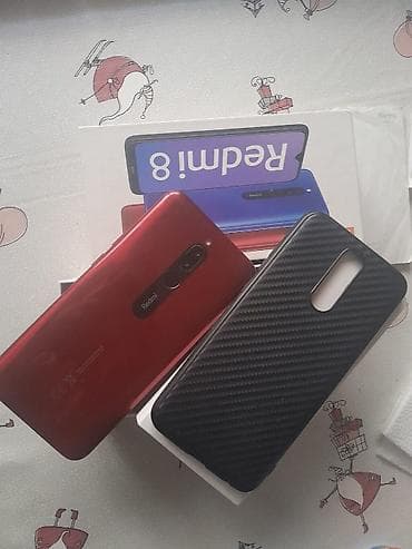 Redmi 8, 32 GB, rəng - Qırmızı, İki sim kartlı