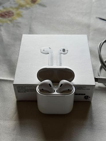 iphone nausnik: İşlənmiş Simsiz (Bluetooth) Qulaqcıqlar, Apple, rəng - Ağ — 1