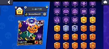 stranger things mike: Brawl Stars hesabı – yüksək kupa və zəngin kolleksiya - Kupa: 48 547 — 2