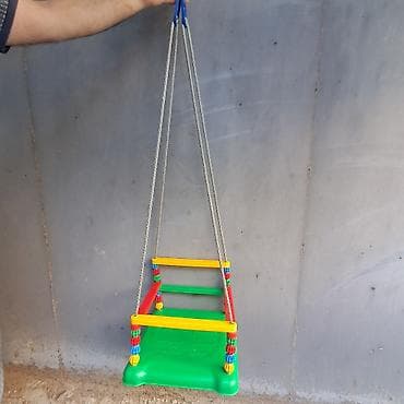 Bağ, çöl mebeli: Uşaq yelləncəyi – asma model - Material: möhkəm plastik oturacaq və — 2