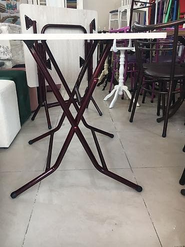 Mətbəx masası, Qatlanan, Laminat, Kvadrat masa — 2