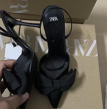 zara canta: Tuflilər, Zara, Ölçü: 39, rəng - Qara, İşlənmiş — 3