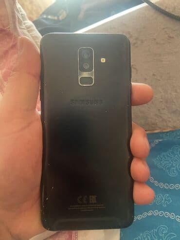 Samsung Galaxy A6, rəng - Qara, Barmaq izi