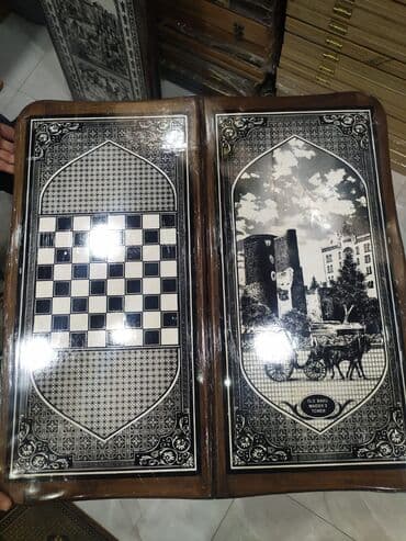 Нарды: Nərd Nerd Nərd Nerd Qoz agacindan hazirlanmis eli isi — 2