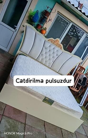 tək krafat: &Sara Taxt satilir yaxsi veziyyetde matras ve catdirilma daxil — 1