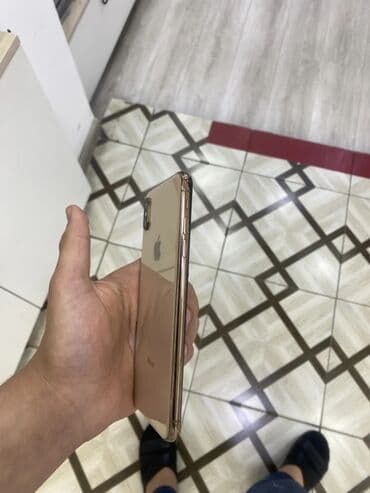 macbook air ucuz: IPhone Xs Max, 128 GB, Matte Gold, Zəmanət, Sənədlərlə — 4