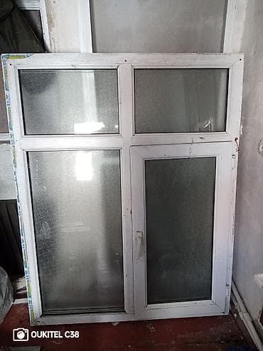 ucuz plastik qapi pencere: Üstən çıxma tünd qoşa şüşələrnəndi yaxşı vəziyyətdədi sınığı çat yoxdı — 2