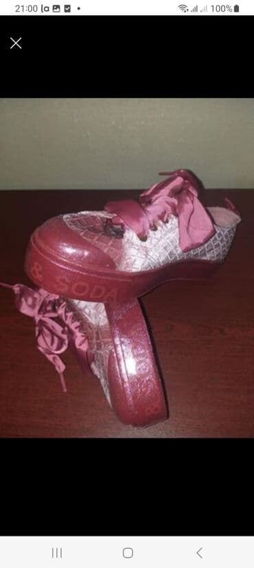 krosovka: Ölçü: 39, rəng - Çəhrayı, Yeni — 1