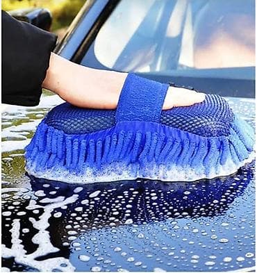sulu: Avtomobil və Məişət Üçün Mikrofiber Yuyucu Əlcək / Süngər — 3