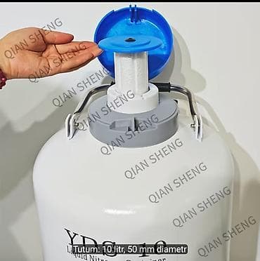 Konteynerlər: YDS-10 Maye Azot Balonu Konteyneri – 10 litrlik kriogen termos - — 4